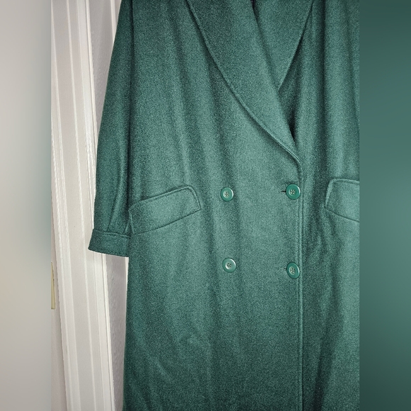 VTG 80s Bryant Park Shawl Collar Coat - Picture 3 of 9